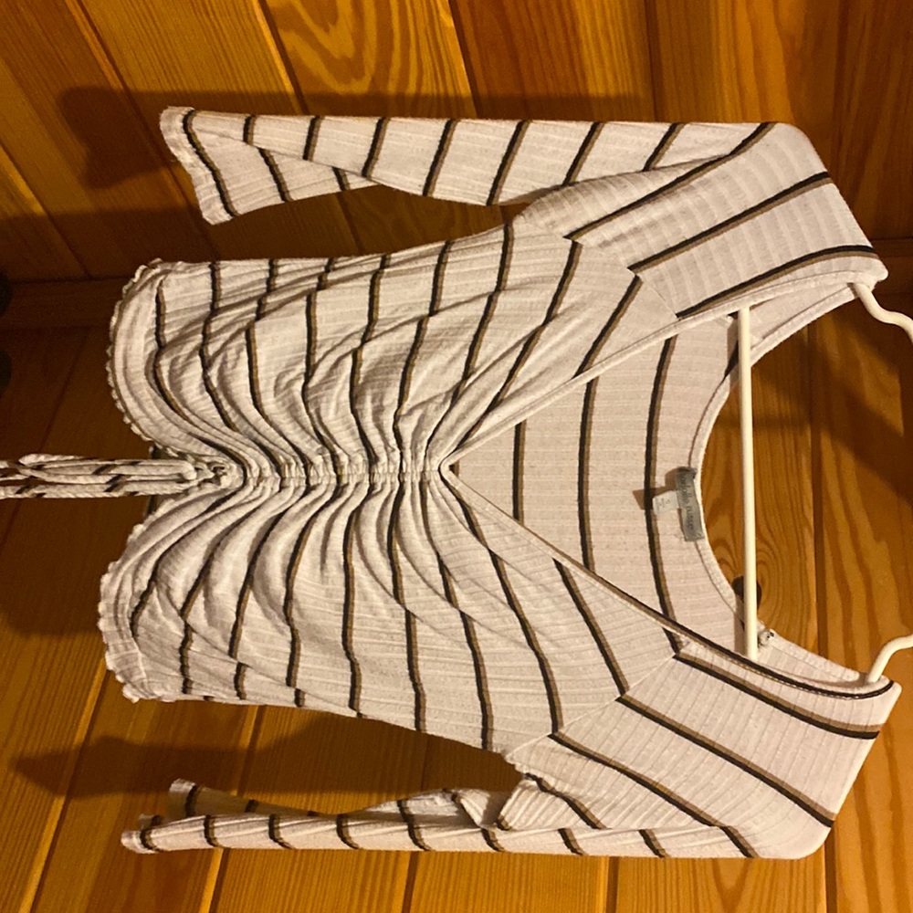 Charlotte Russe crop top/ long sleeve